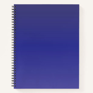 Indigo Blue Gradient Notebook