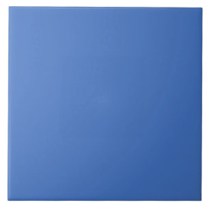Indigo Blue Simple Solid Ceramic Tile