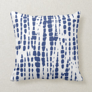 Indigo Blue Tie Dye 7J Cushion