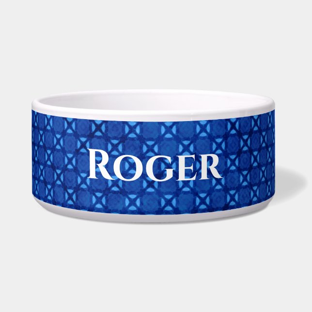 Indigo Blue Tie Dye Look Personalised (Front)