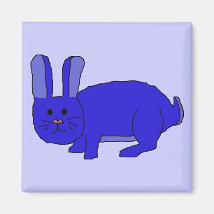 Indigo Bunny magnet