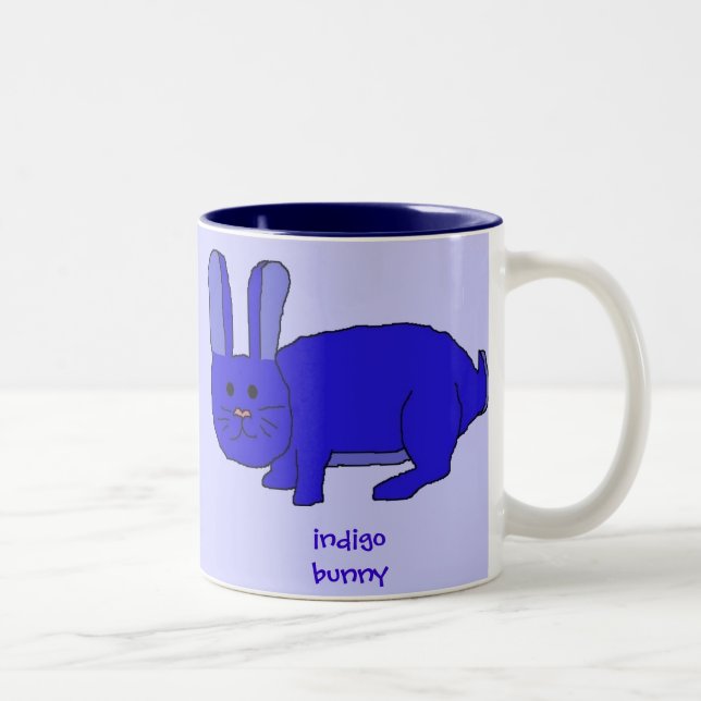 Indigo Bunny mug (Right)