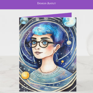 Indigo Child Blank Card