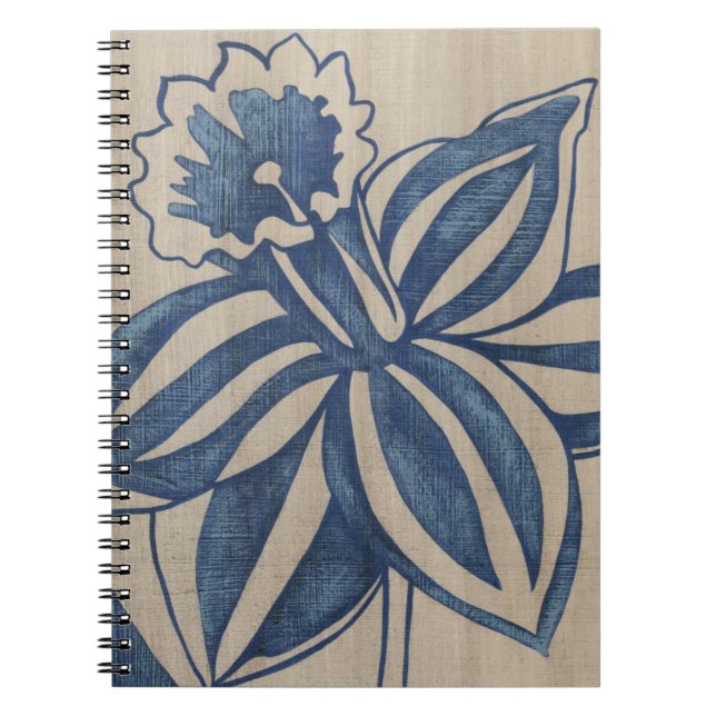 Indigo Daffodil Notebook (Front)