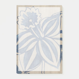 Indigo Daffodil Post-it Notes