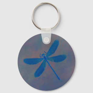 Indigo Dream Dragonfly Key Ring