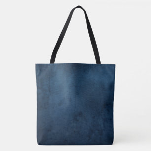 Indigo Dye Solid Plain Colour Tote Bag