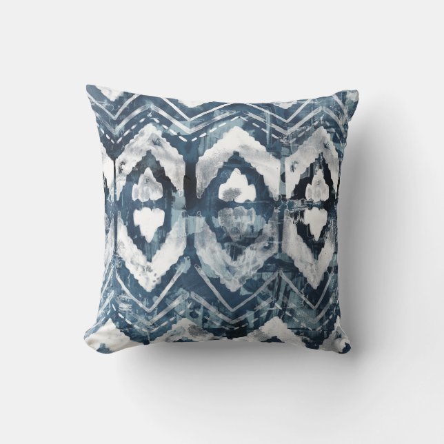 Indigo Extraction - Geometric Cushion (Front)
