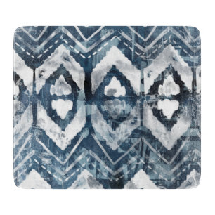 Indigo Extraction - Geometric Cutting Board