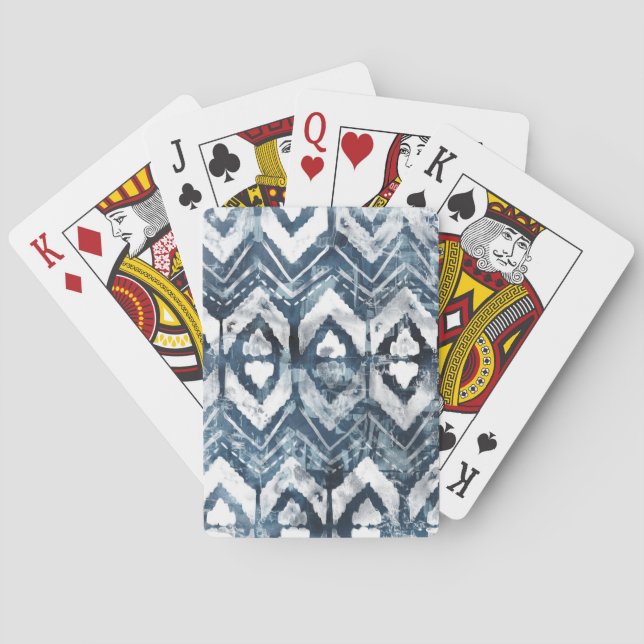 Indigo Extraction - Geometric Playing Cards (Back)