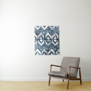 Indigo Extraction - Geometric Tapestry