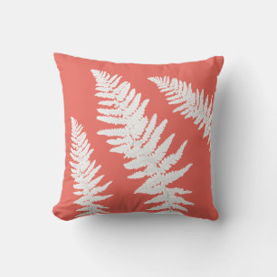 Indigo Fern Botanical Toss Pillow