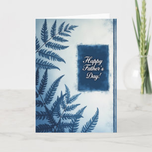 Indigo Fern Fathers Day Card