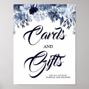 Indigo Garden Floral Cards & Gifts Wedding Sign
