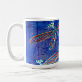 Indigo Haze Dragonfly Flit Coffee Mug