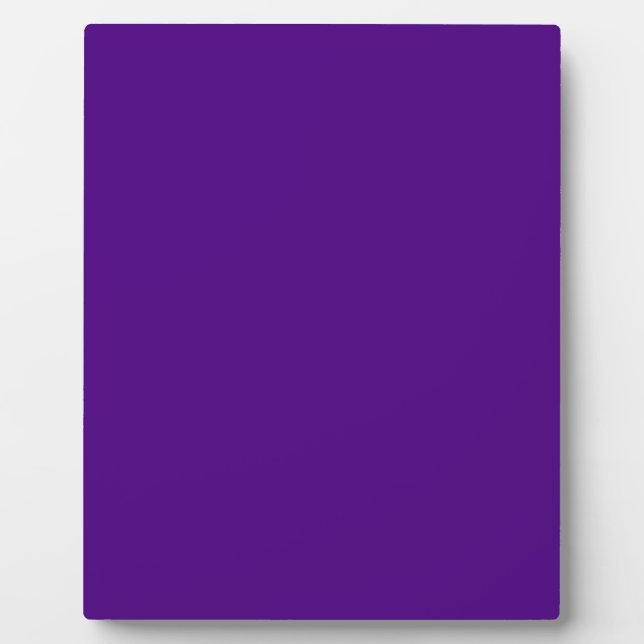 Indigo hex code 4B0082 Plaque (Front)