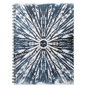 Indigo Ink Radial Motif Notebook