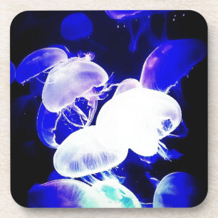 Indigo Jellyfish Coaster