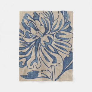 Indigo Mum Fleece Blanket