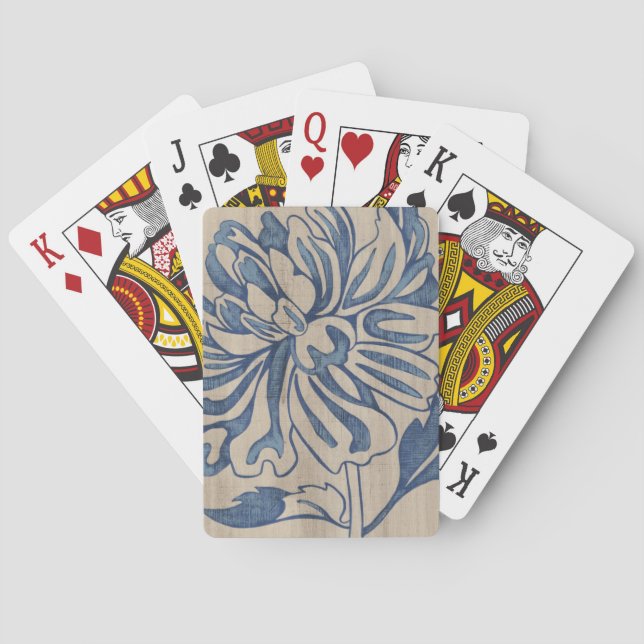 Indigo Mum Playing Cards (Back)