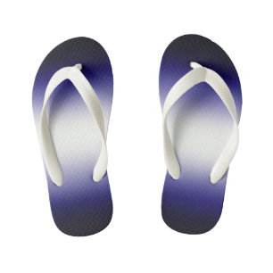 Indigo ocean blue kid's thongs