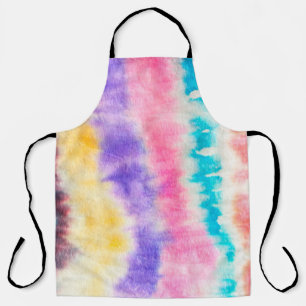 Indigo Old Dirty Wall. Dye Bohemian. Yellow Splash Apron