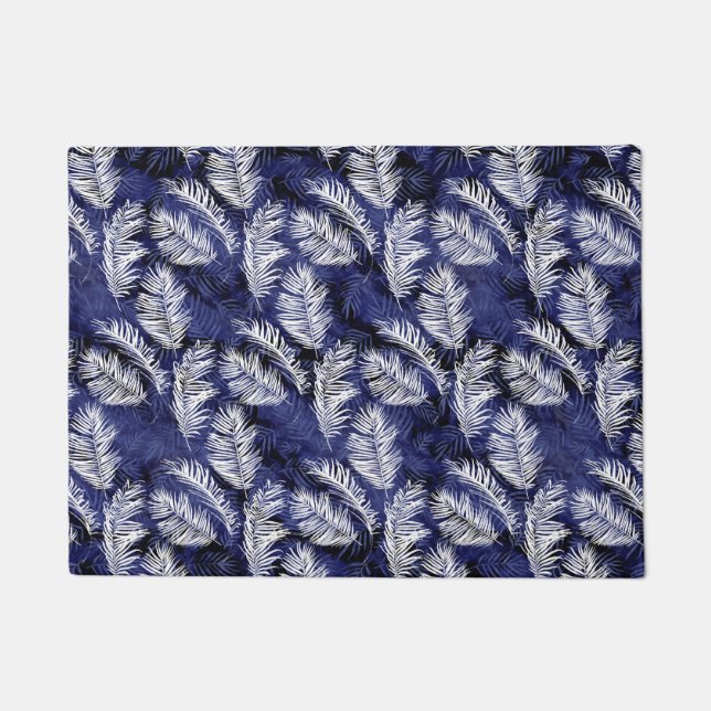Indigo Palms Doormat (Front)