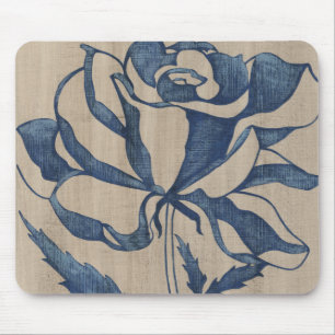 Indigo Rose Mouse Pad