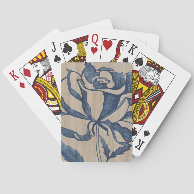 Indigo Rose Playing Cards (Back)