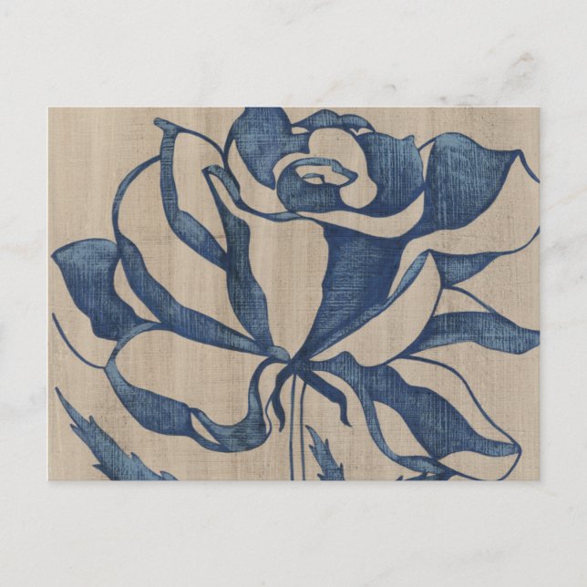 Indigo Rose Postcard (Front)