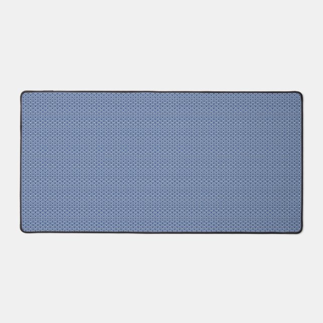 Indigo Seigaiha pattern Desk Mat (Front)