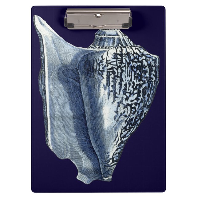 Indigo Shells I Clipboard (Front)