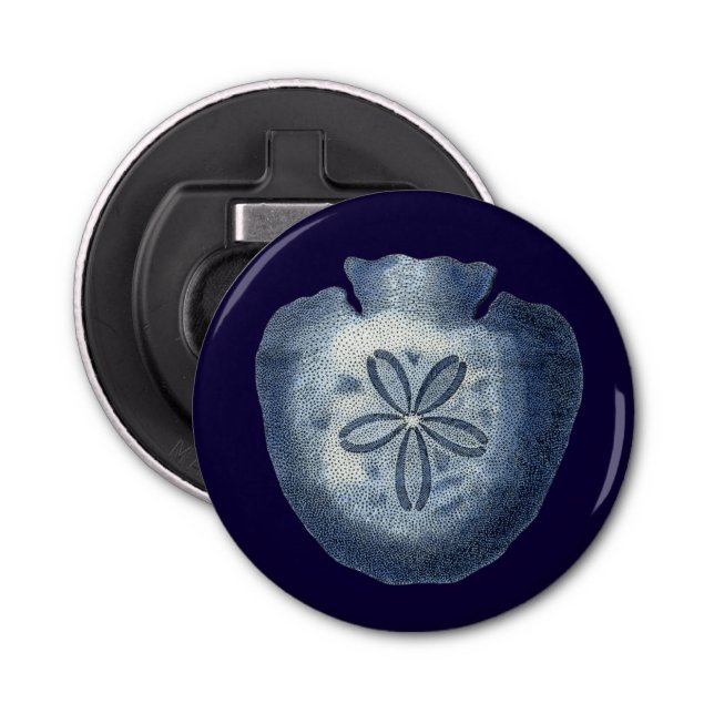 Indigo Shells III Bottle Opener (Front)