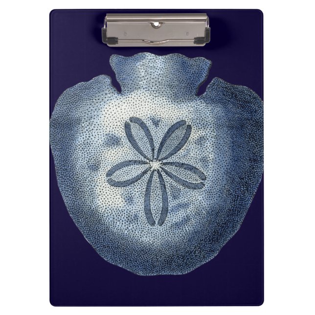 Indigo Shells III Clipboard (Front)