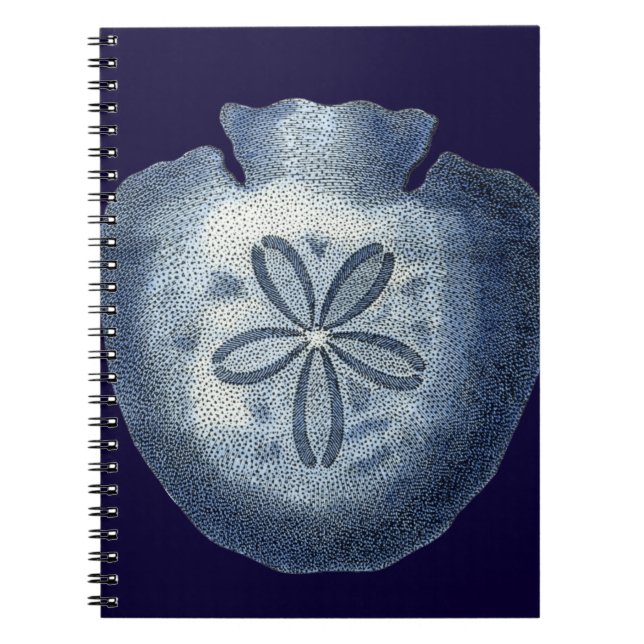 Indigo Shells III Notebook (Front)