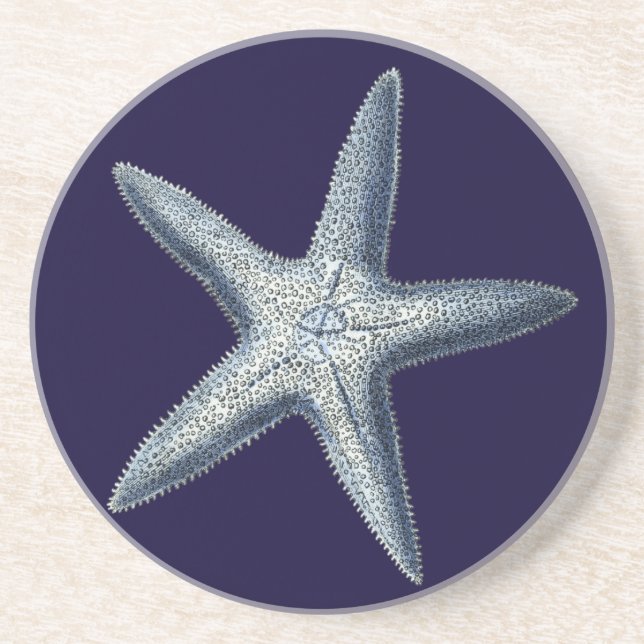 Indigo Shells IV Coaster (Front)