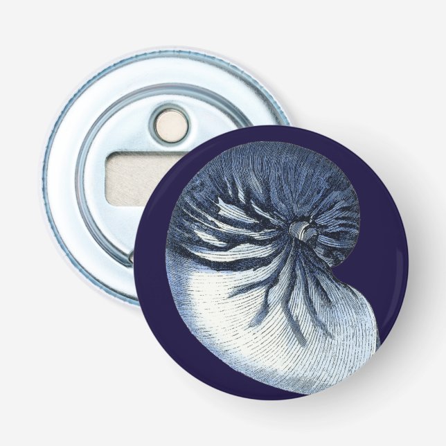 Indigo Shells VII Bottle Opener (Front)