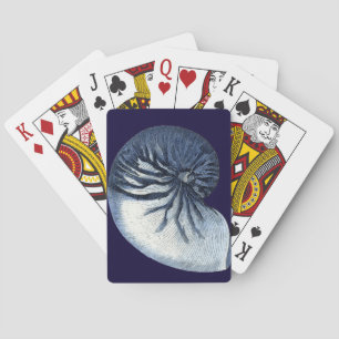 Indigo Shells VII Playing Cards