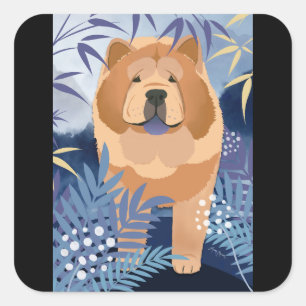 INDIGO smooth chow stickers
