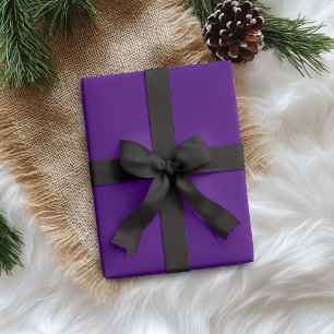 Indigo Solid Colour Classic Elegant Wrapping Paper
