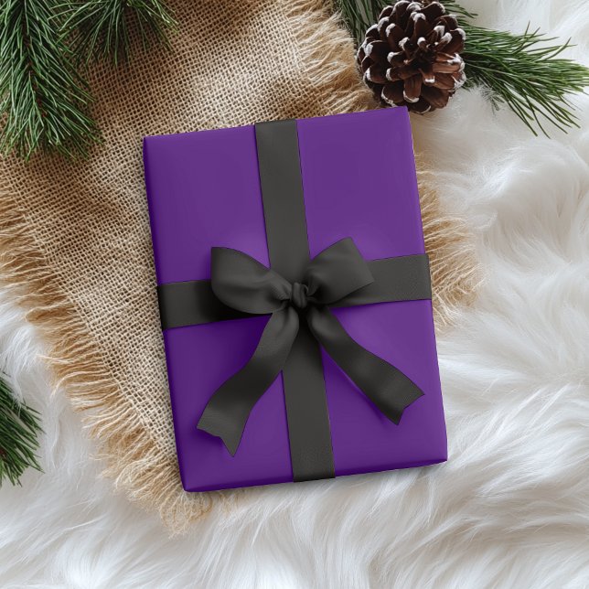 Indigo Solid Colour | Classic | Elegant Wrapping Paper (Creator Uploaded)
