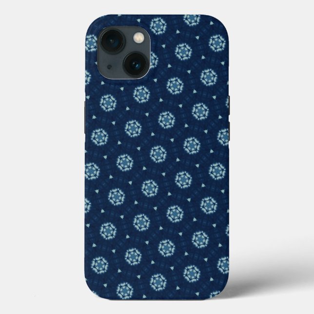 Indigo Spirit: Boho African Geometry Case-Mate iPhone Case (Back)