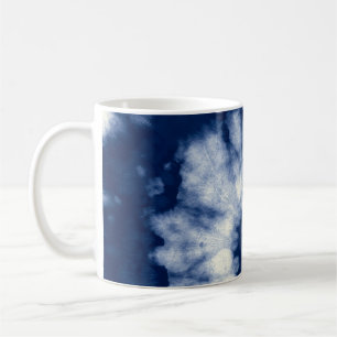 Indigo swirl, tie-dye, bohemian. coffee mug