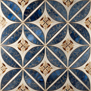 Indigo Tile Notebook