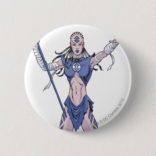 Indigo Tribe 4 6 Cm Round Badge (Front)