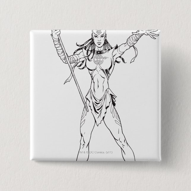Indigo Tribe 6 15 Cm Square Badge (Front)