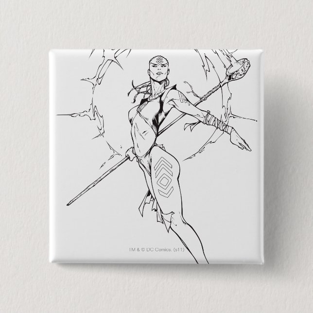 Indigo Tribe 9 15 Cm Square Badge (Front)