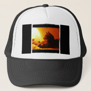 Indigo's Wine Glass Trucker Hat