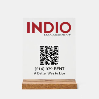INDIO_ ACRYLIC SIGN