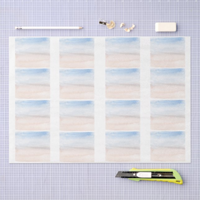 Individual Coastal Backgrounds Decoupage Paper (Craft)